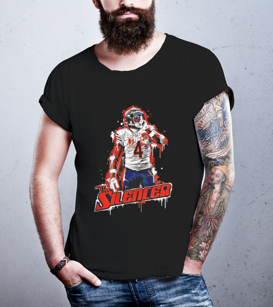 The Silencer Number 4 Chicago Football Player T-Shirt