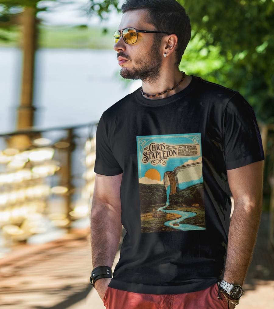 Chris Stapleton Feat. The Honchos June 20 2026 Charlotte NC Bank Of America Stadium Lainey Wilson T-Shirt