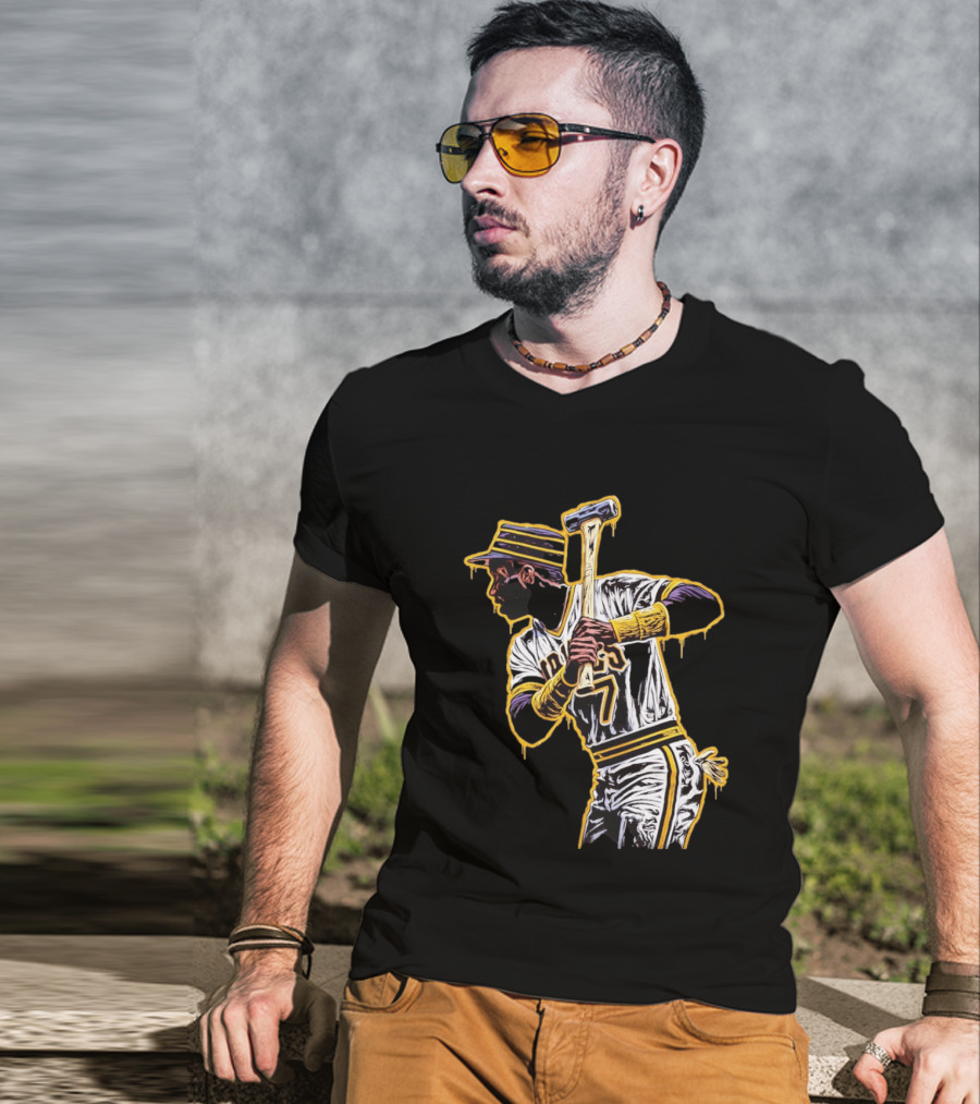Roberto Clemente Pittsburgh Pirates Number 21 Baseball T-Shirt