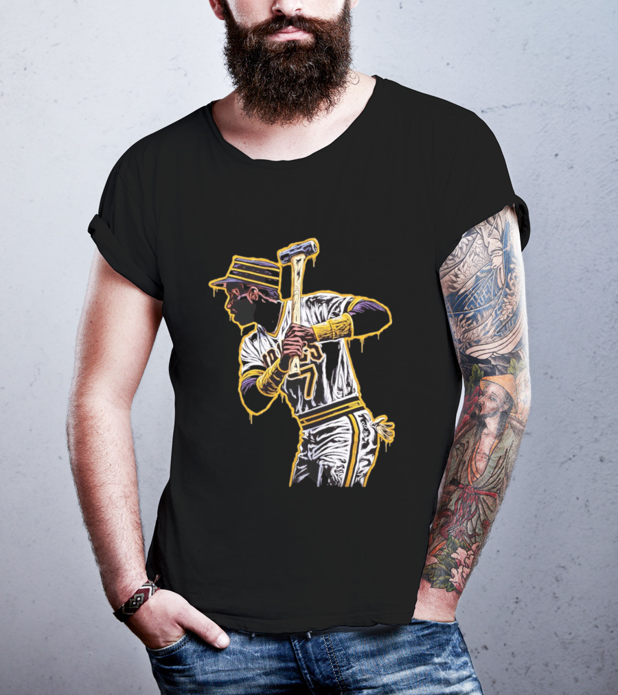 Roberto Clemente Pittsburgh Pirates Number 21 Baseball T-Shirt
