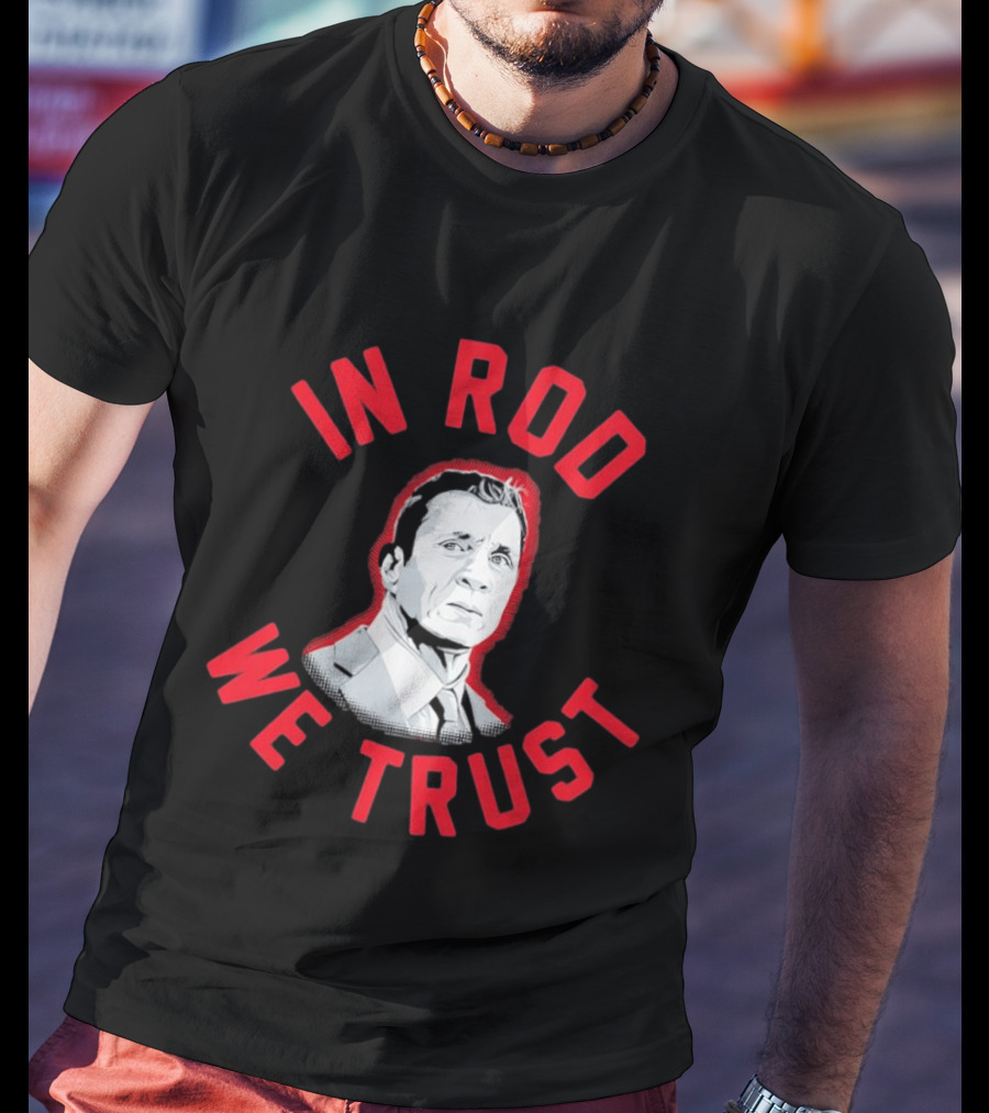 In Rod We Trust Rod Brind'Amour Head Coach Of Carolina Hurricanes T-Shirt