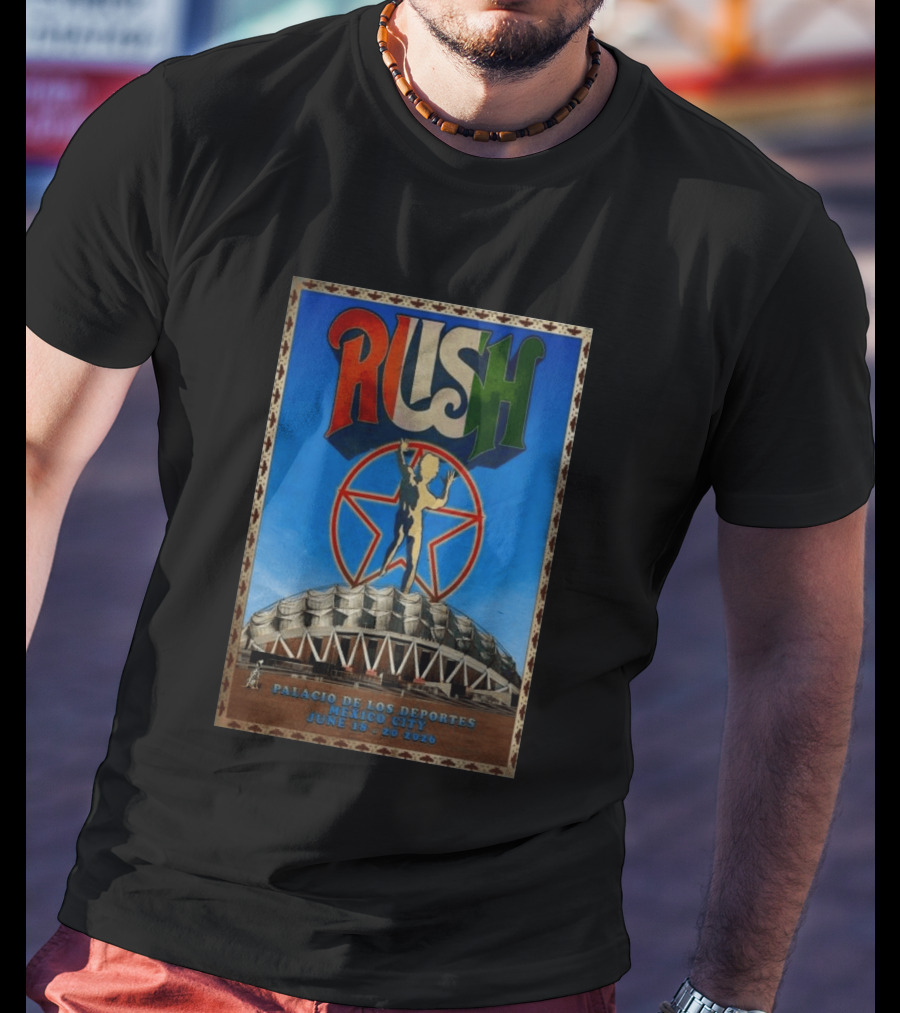 Rush Palacio De Los Deportes Mexico City June 19 20 2026 T-Shirt