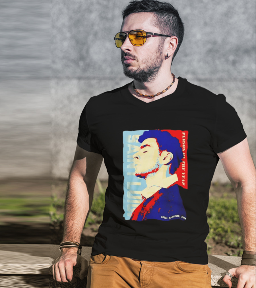 Saint Luigi Mangione 2024 Person Of The Year T-Shirt