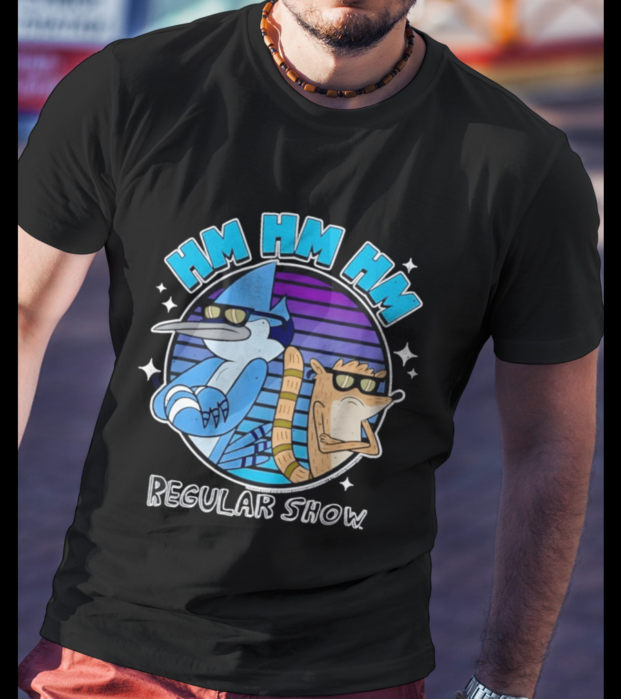 HM HM HM Mordecai And Rigby Regular Show Cartoon T-Shirt