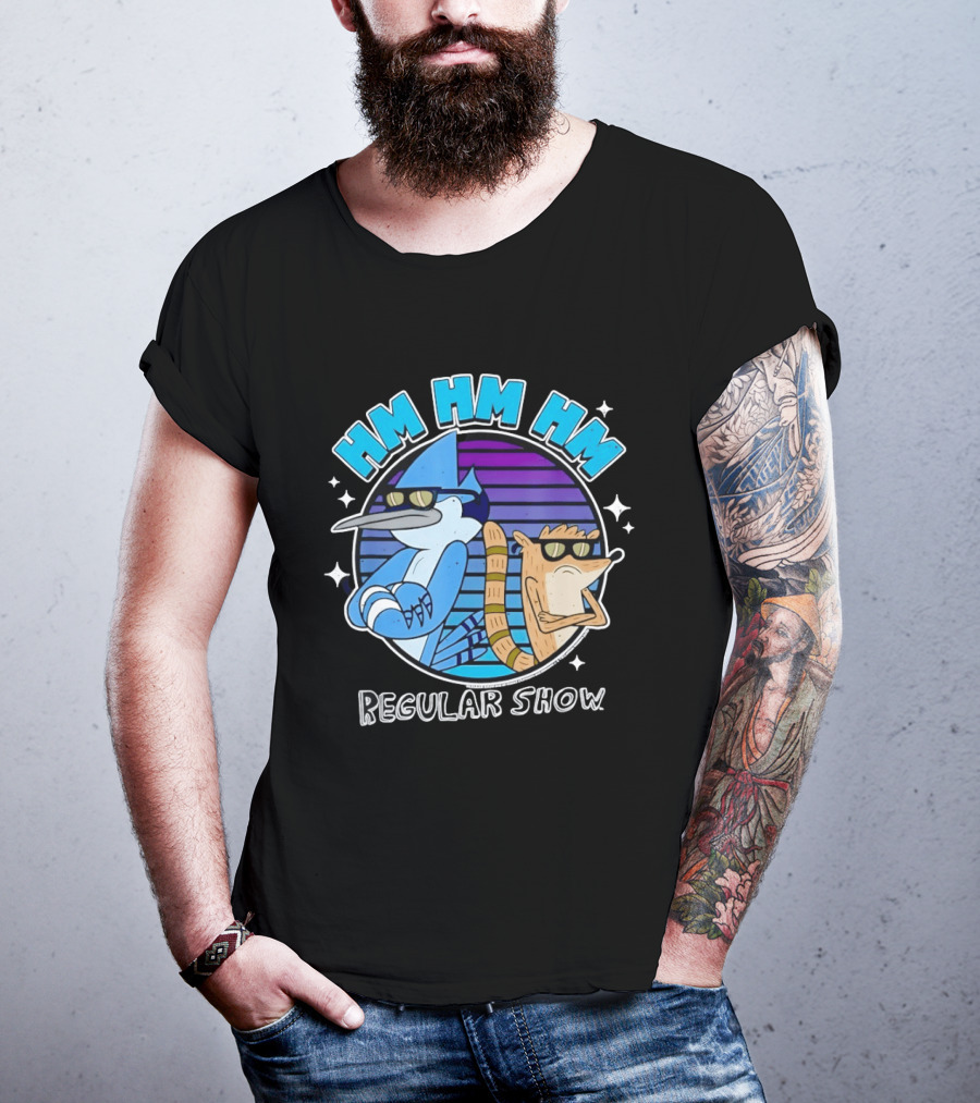 HM HM HM Mordecai And Rigby Regular Show Cartoon T-Shirt