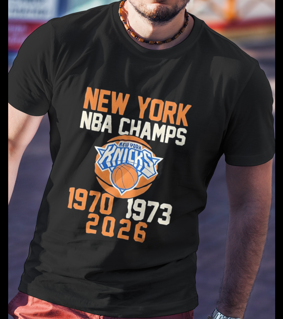 New York Knicks NBA Champs 1970 1973 2026 T-Shirt