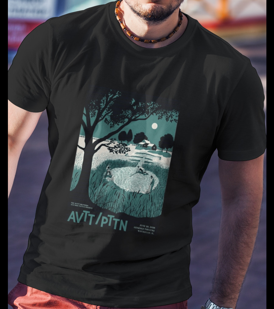 The Avett Brothers And Nikki Patton Waukegan IL Genesee Theatre June 20 2026 T-Shirt