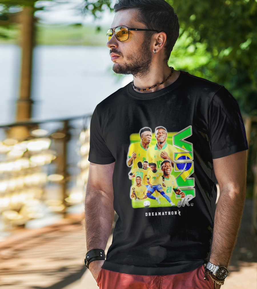 Vini Jr Brazil Dreamathon Soccer Moments T-Shirt