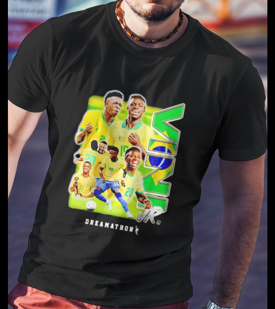Vini Jr Brazil Dreamathon Soccer Moments T-Shirt