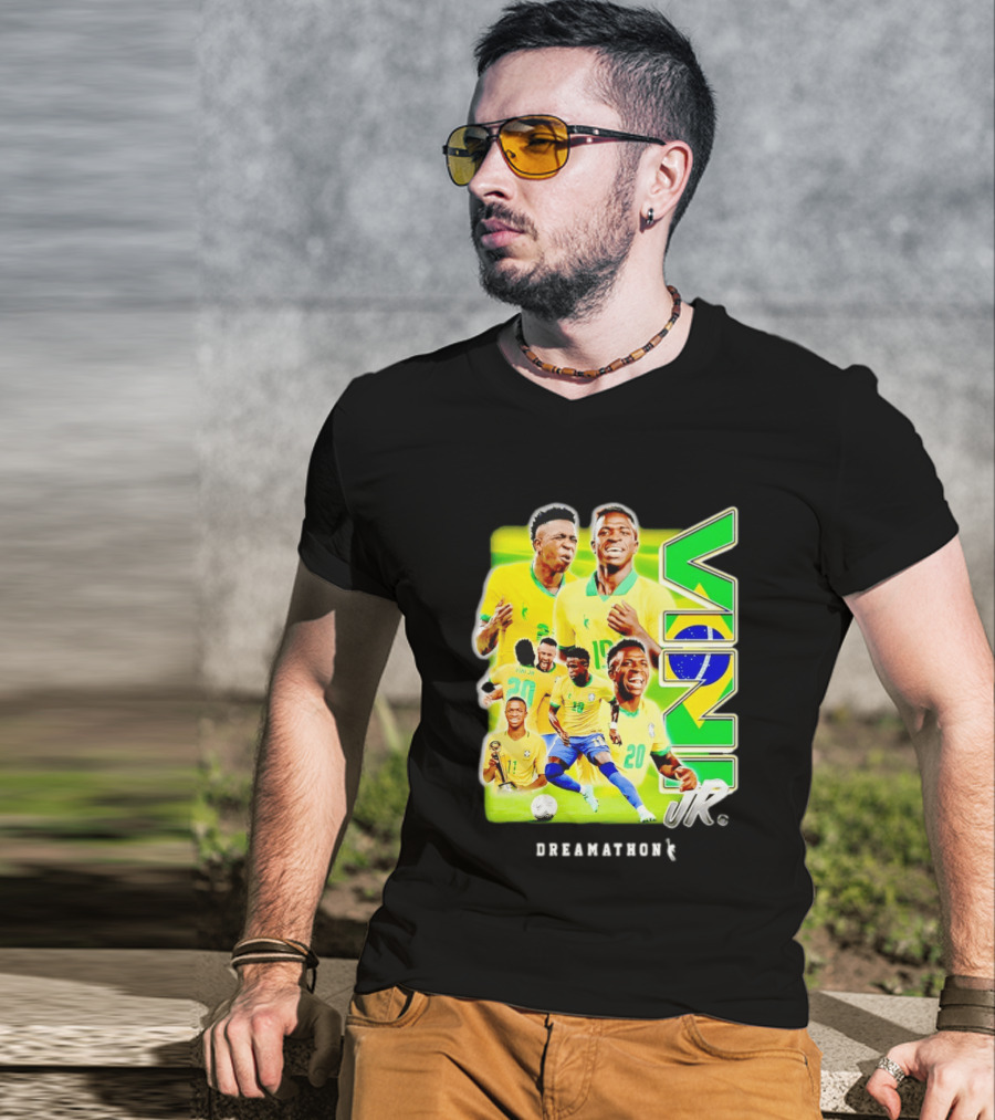Vini Jr Brazil Dreamathon Soccer Moments T-Shirt
