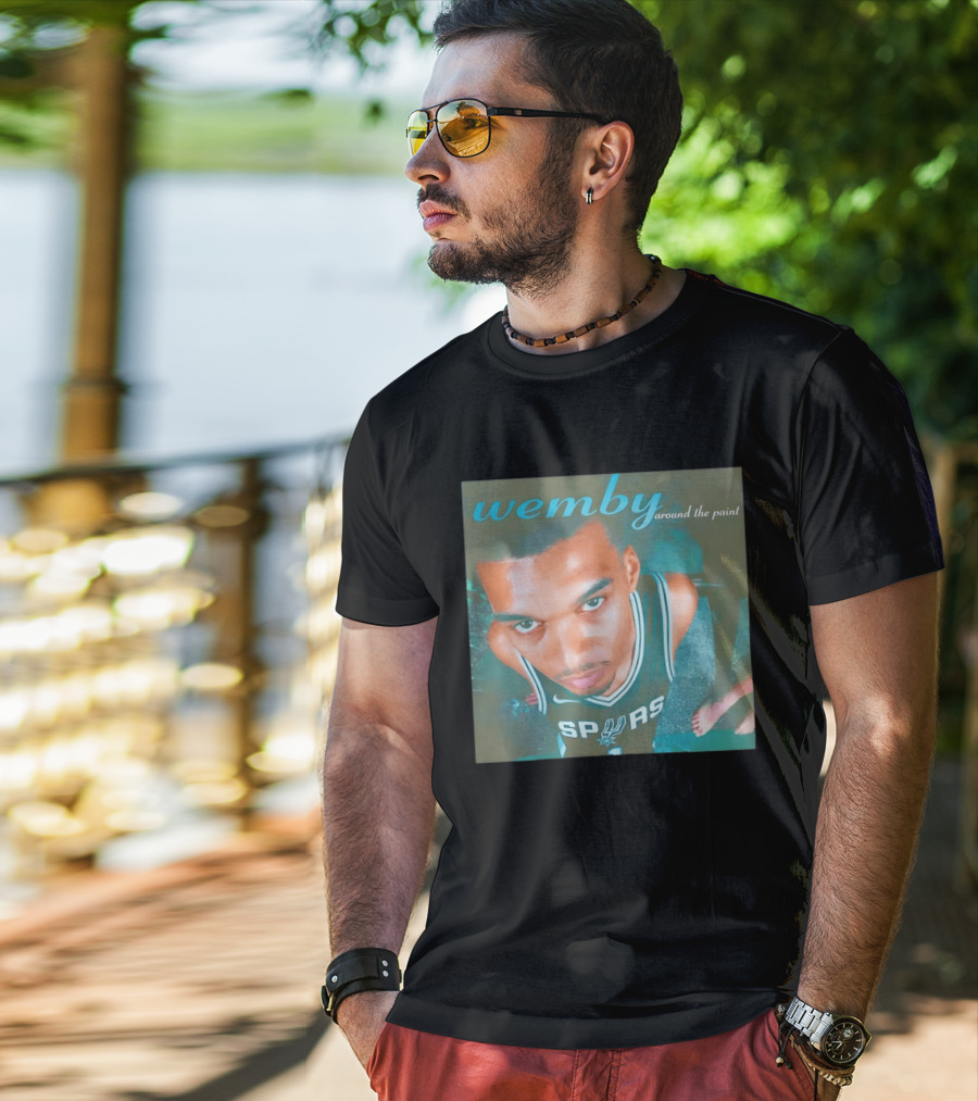 Wemby Around The Paint Victor Wembanyama San Antonio Spurs Basketball Fiesta 2026 T-Shirt