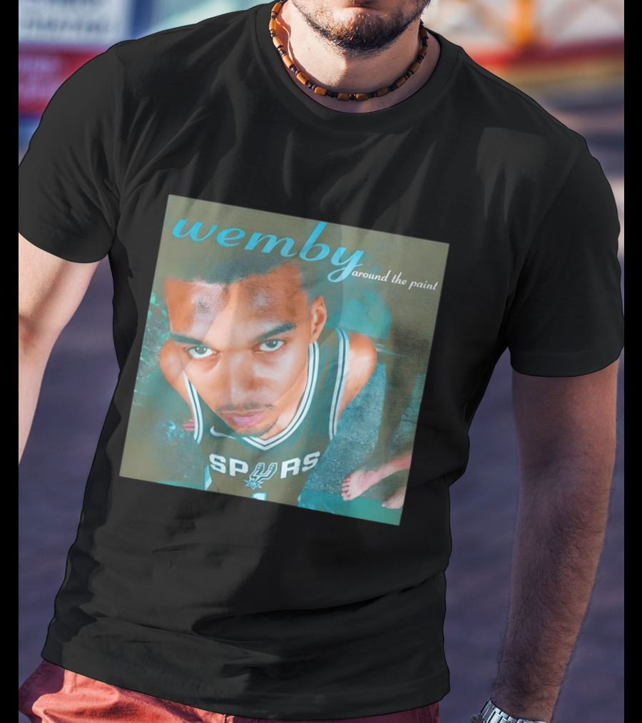 Wemby Around The Paint Victor Wembanyama San Antonio Spurs Basketball Fiesta 2026 T-Shirt