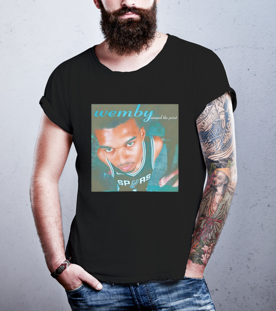 Wemby Around The Paint Victor Wembanyama San Antonio Spurs Basketball Fiesta 2026 T-Shirt