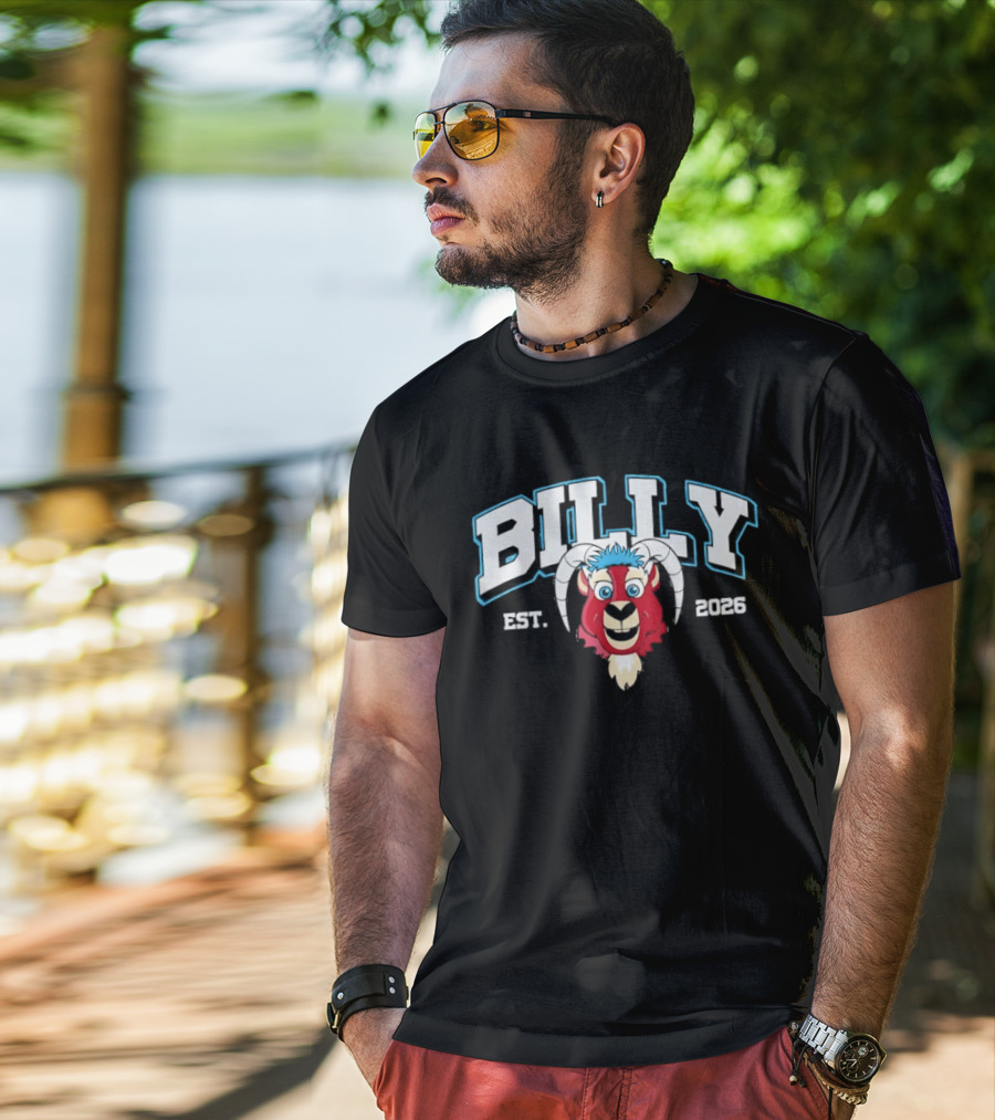 Billy New Mexico Goatheads Hockey Est 2026 T-Shirt