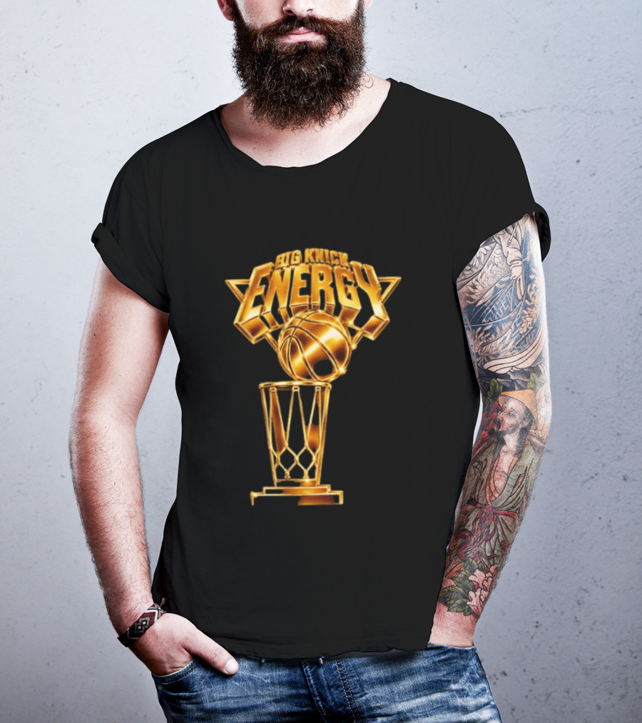 Big Knick Energy Trophy Basketball T-Shirt
