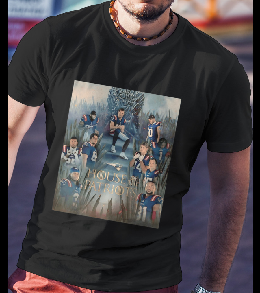 New England Patriots House Of The Dragon Crossover House Of The Patriots T-Shirt