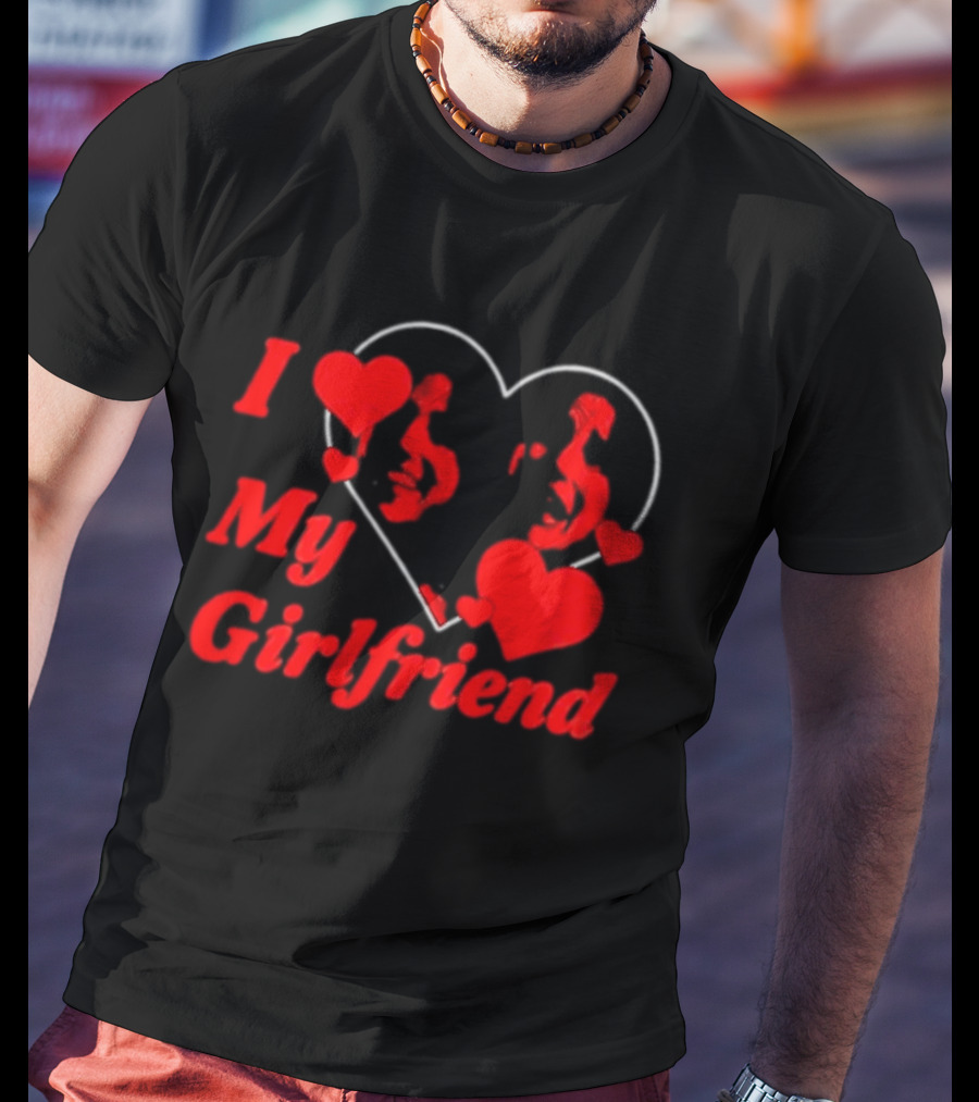 Obsession 2026 Nikki I Love My Girlfriend Hearts T-Shirt
