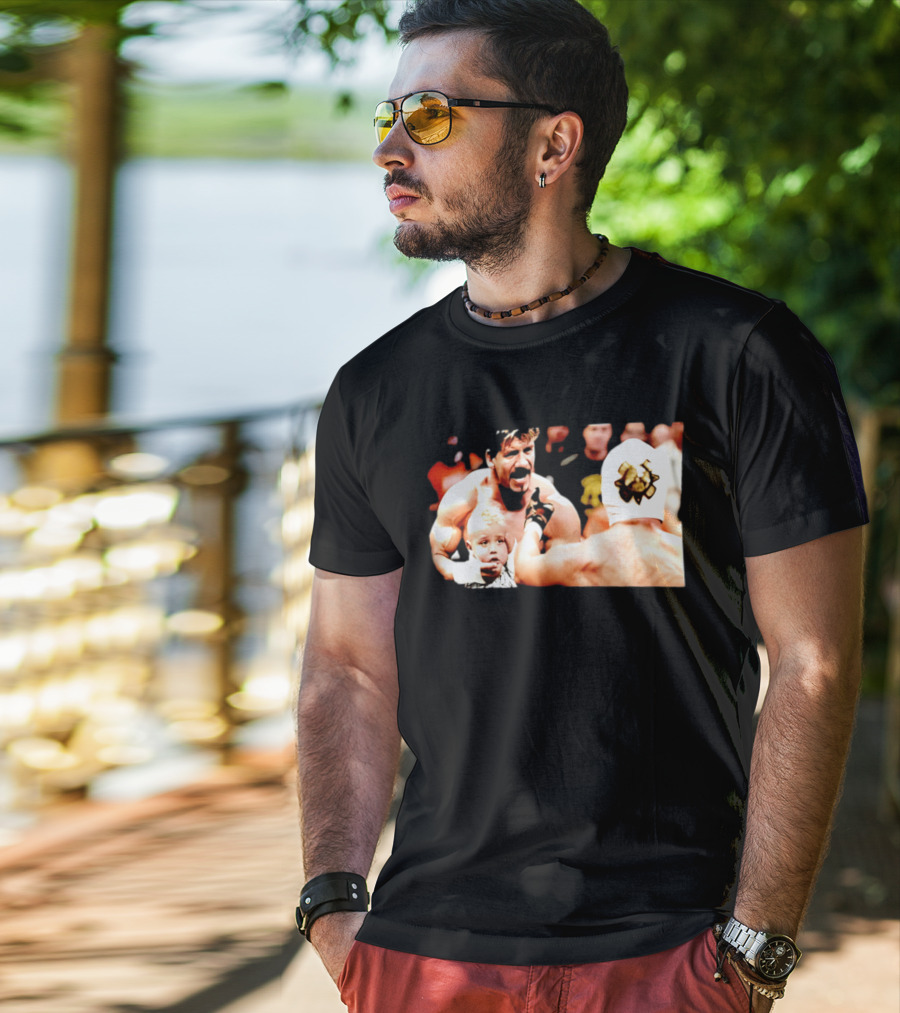 Eddie Guerrero Rey Mysterio Dominik Mysterio Custody Battle Iconic Wrestling Moment T-Shirt