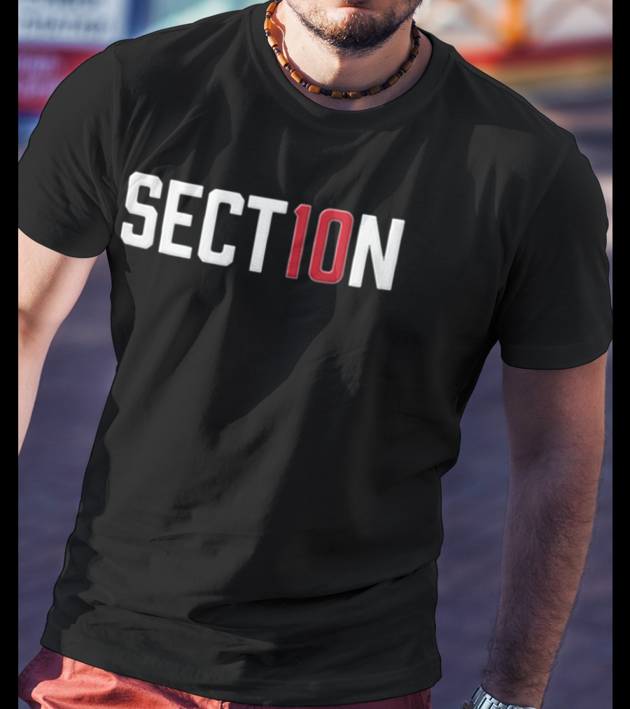 Red Sox Section 10 Night 2025 Jersey Giveaway Event T-Shirt