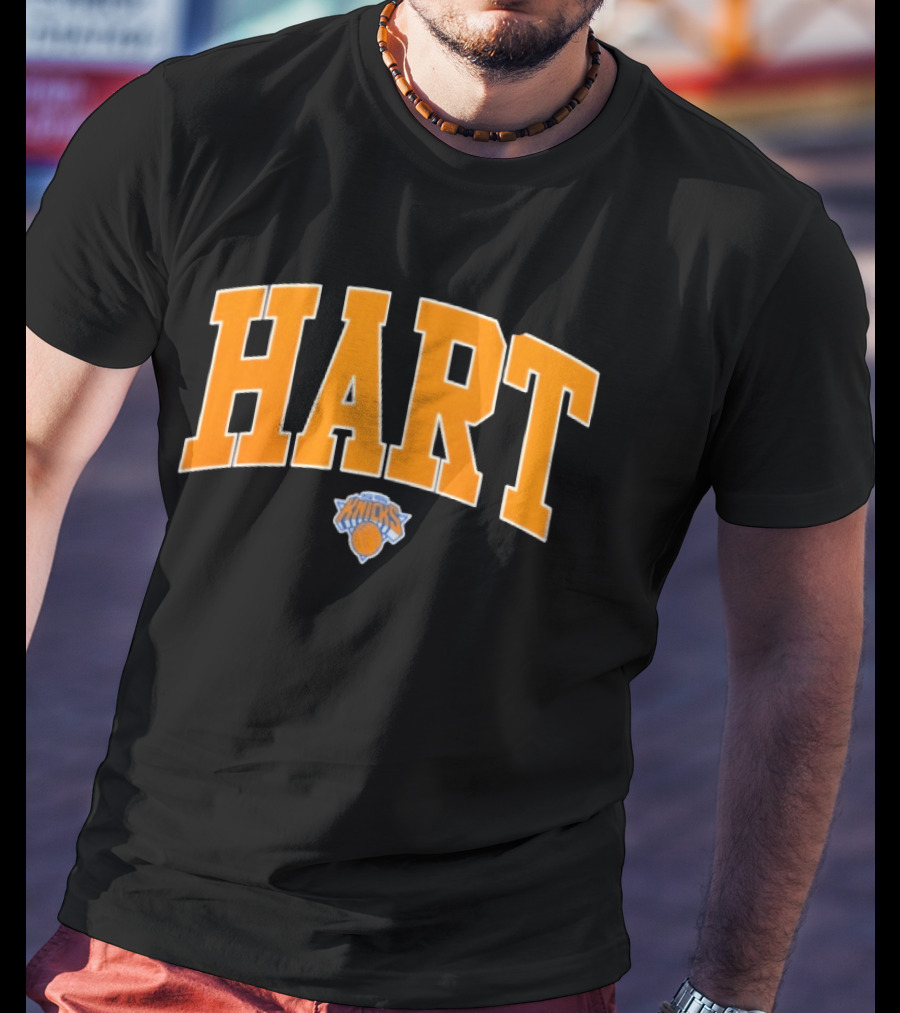 HART New York Knicks NBA Josh Hart Player Initials T-Shirt