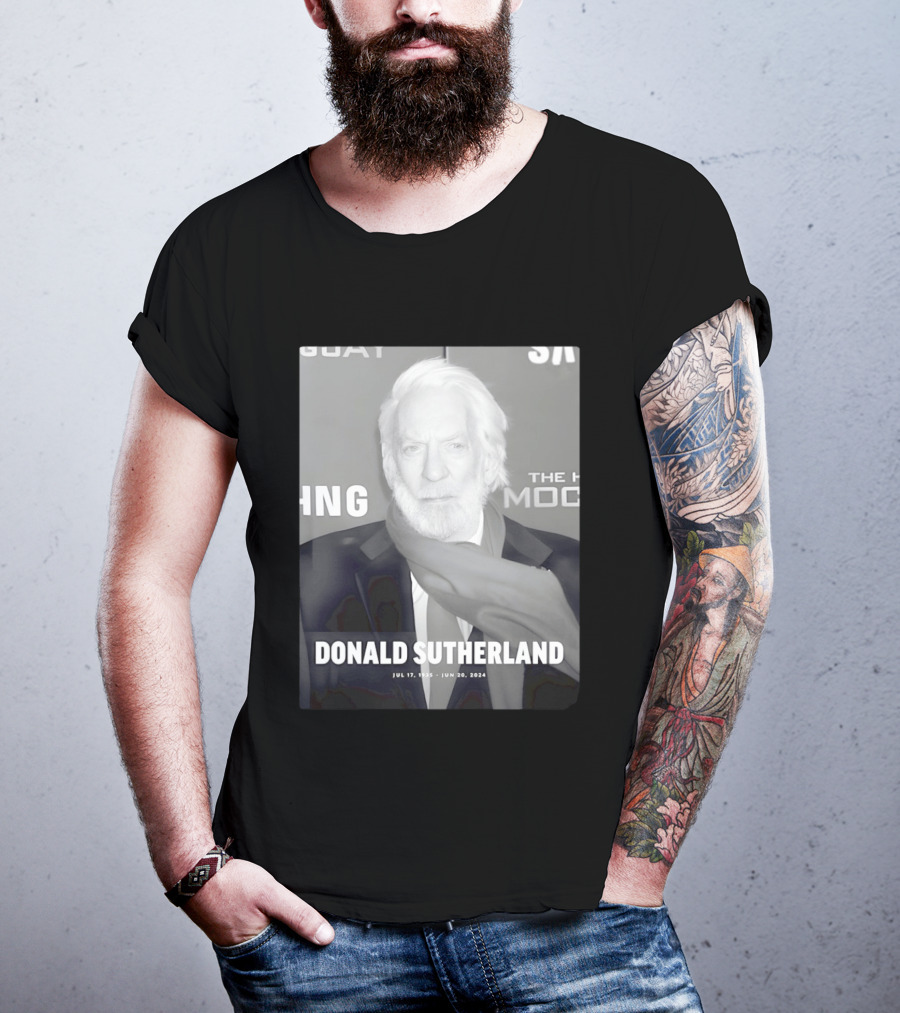 Donald Sutherland 1935 2024 Memorial T-Shirt