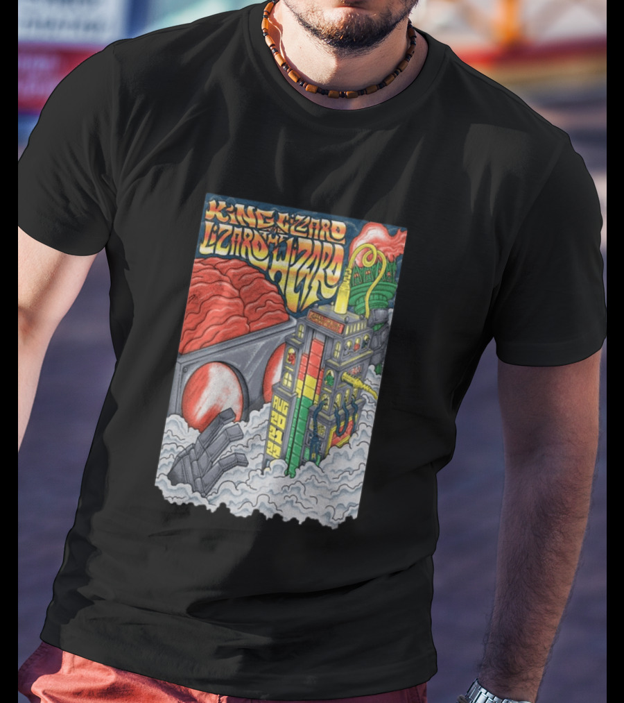 King Gizzard & The Lizard Wizard Forest Hills Stadium Queens NY August 2026 Concert T-Shirt