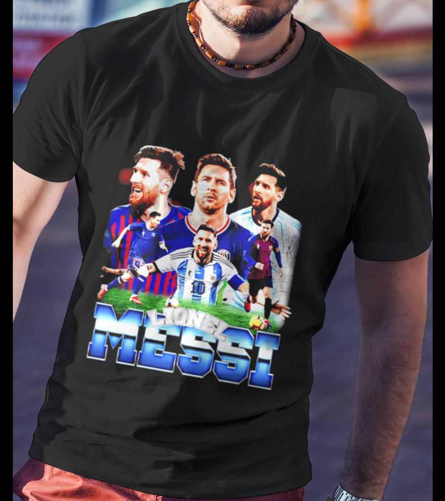 Lionel Messi Barcelona Paris Saint Germain Argentina Football Legend T-Shirt