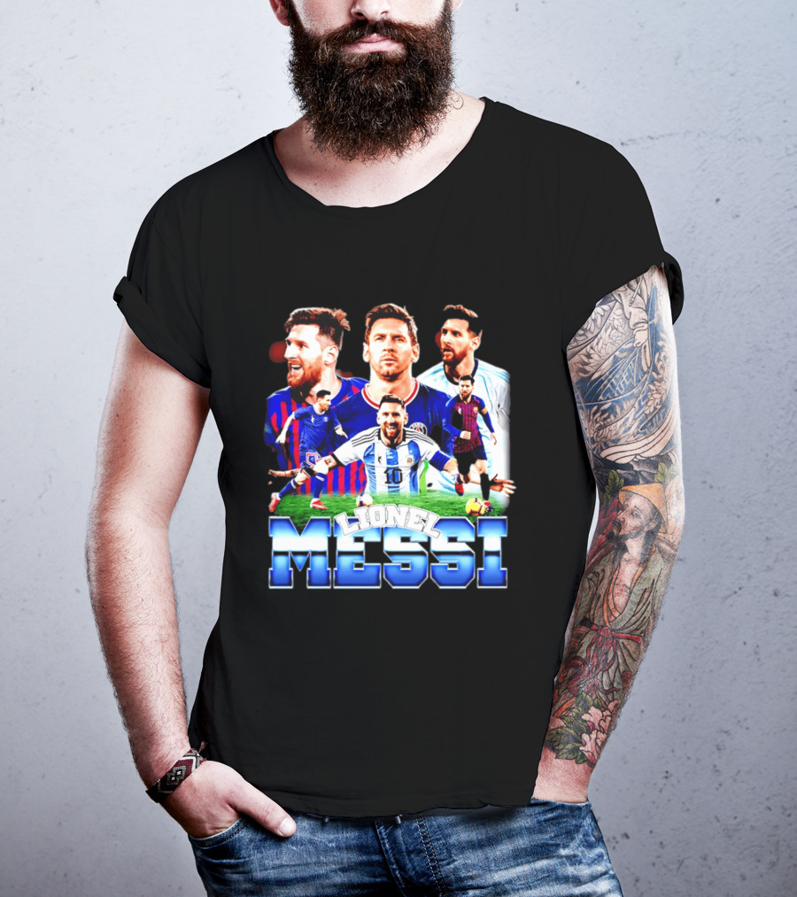 Lionel Messi Barcelona Paris Saint Germain Argentina Football Legend T-Shirt
