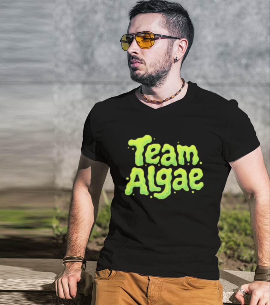 Team Algae Slime Green Nature Biology T-Shirt