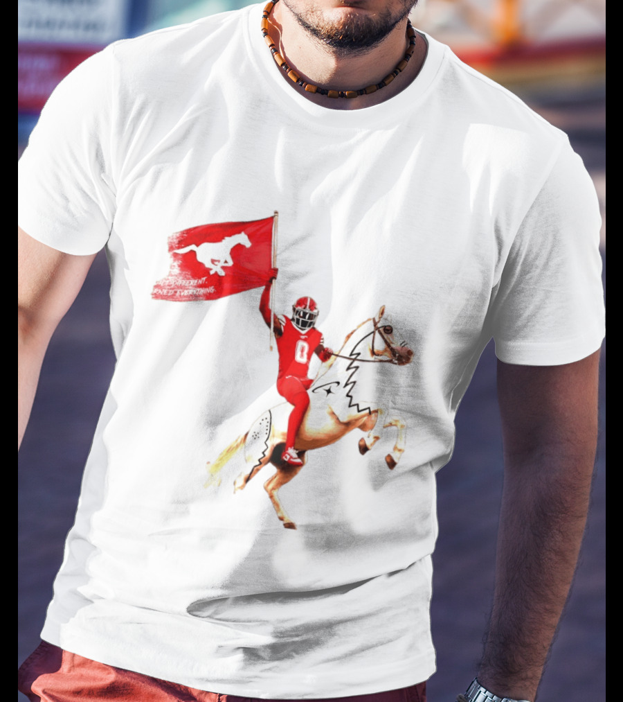 Calgary Stampeders Warhorse Adrian Greene Charity Flag Football T-Shirt