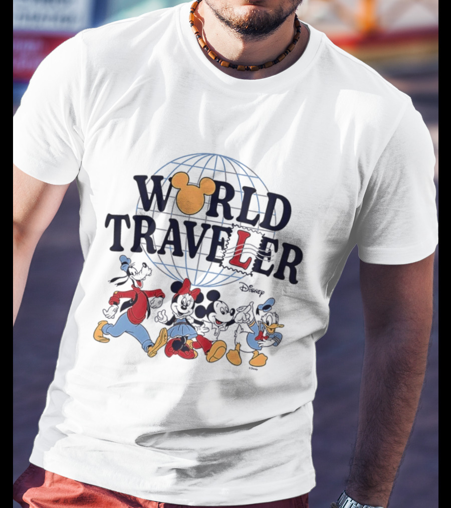 World Traveler Disney Mickey Mouse And Friends T-Shirt