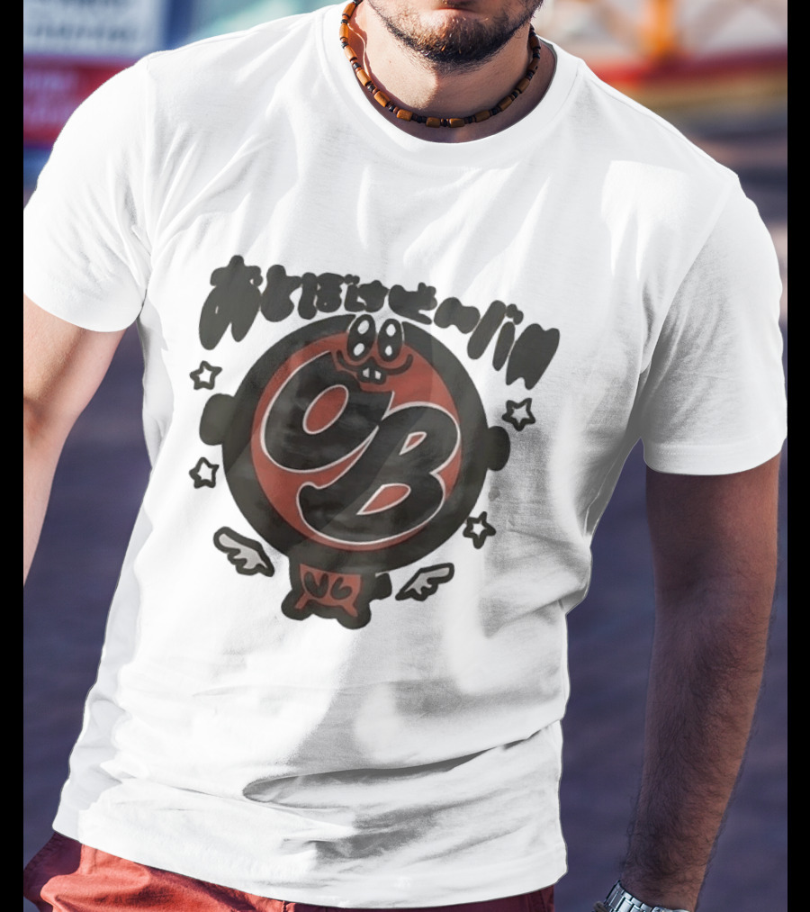Otoboke Beaver 2026 Tour OB Logo With Cartoon Character And Stars T-Shirt