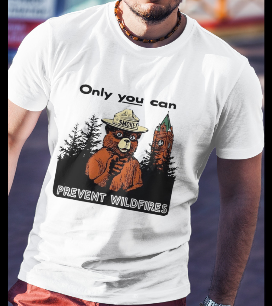 Only You Can Prevent Wildfires Smokey Bear X Montana Collaboration T-Shirt