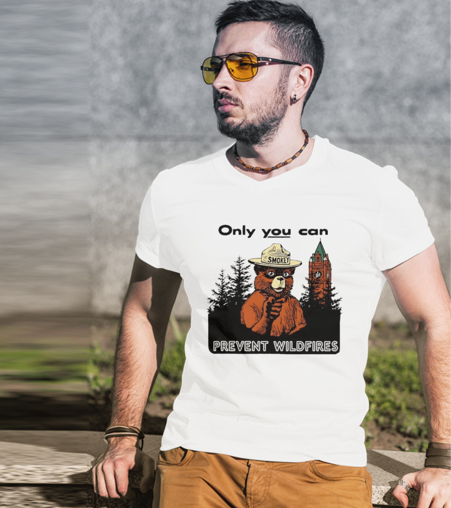Only You Can Prevent Wildfires Smokey Bear X Montana Collaboration T-Shirt