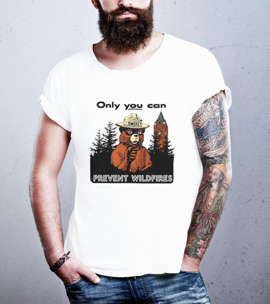 Only You Can Prevent Wildfires Smokey Bear X Montana Collaboration T-Shirt