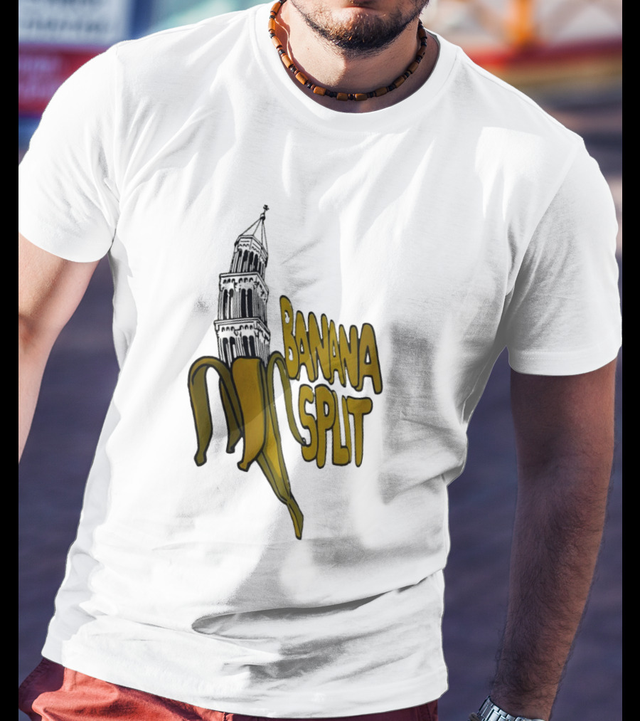 Split Diocese Bell Tower Banana Split Architecture T-Shirt