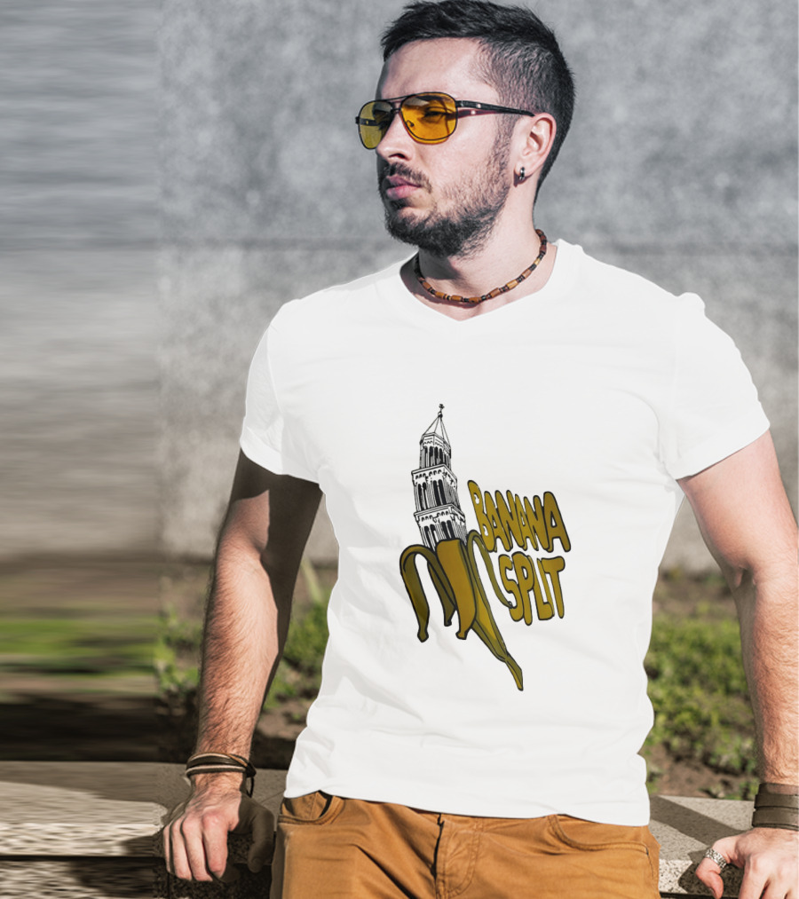 Split Diocese Bell Tower Banana Split Architecture T-Shirt