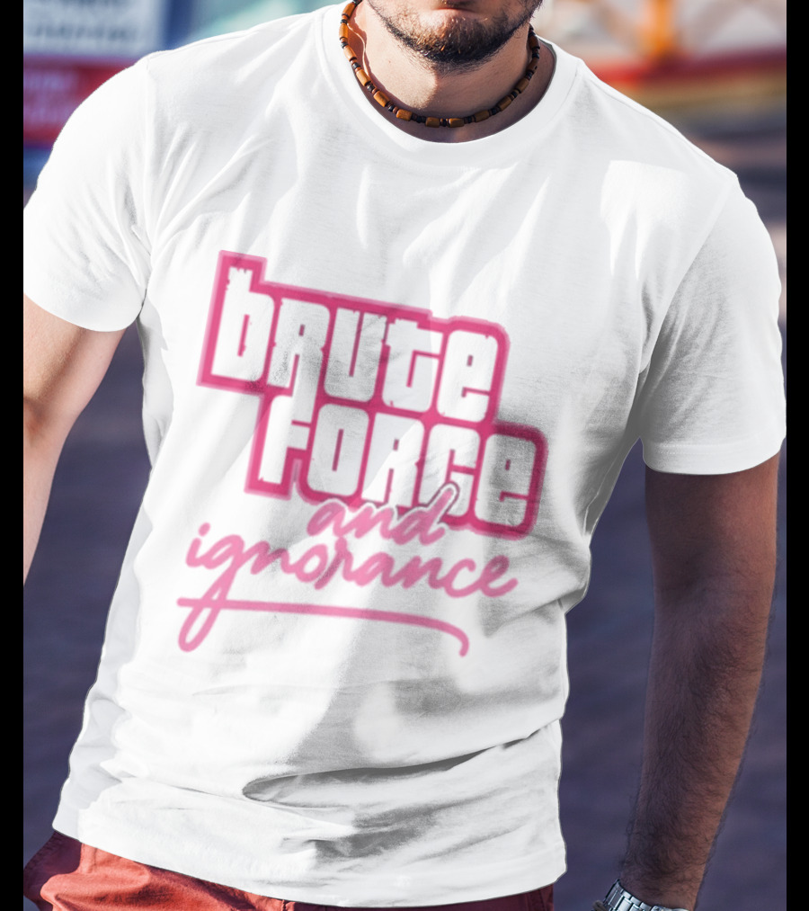 Brute Force And Ignorance The Fat Electrician T-Shirt