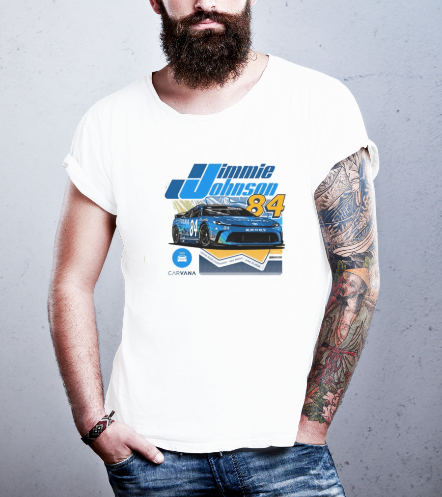 Jimmie Johnson 84 Carvana San Diego Paint Scheme 2026 T-Shirt