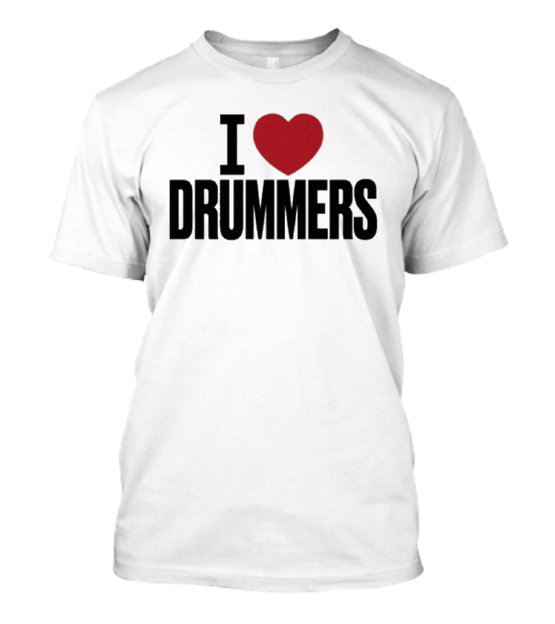 G Flip I Heart Drummers T-Shirt