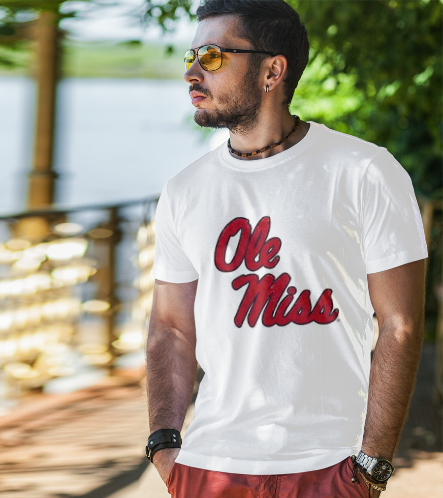 Grateful Dead Ole Miss Rebels Bears Collaboration 2 T-Shirt