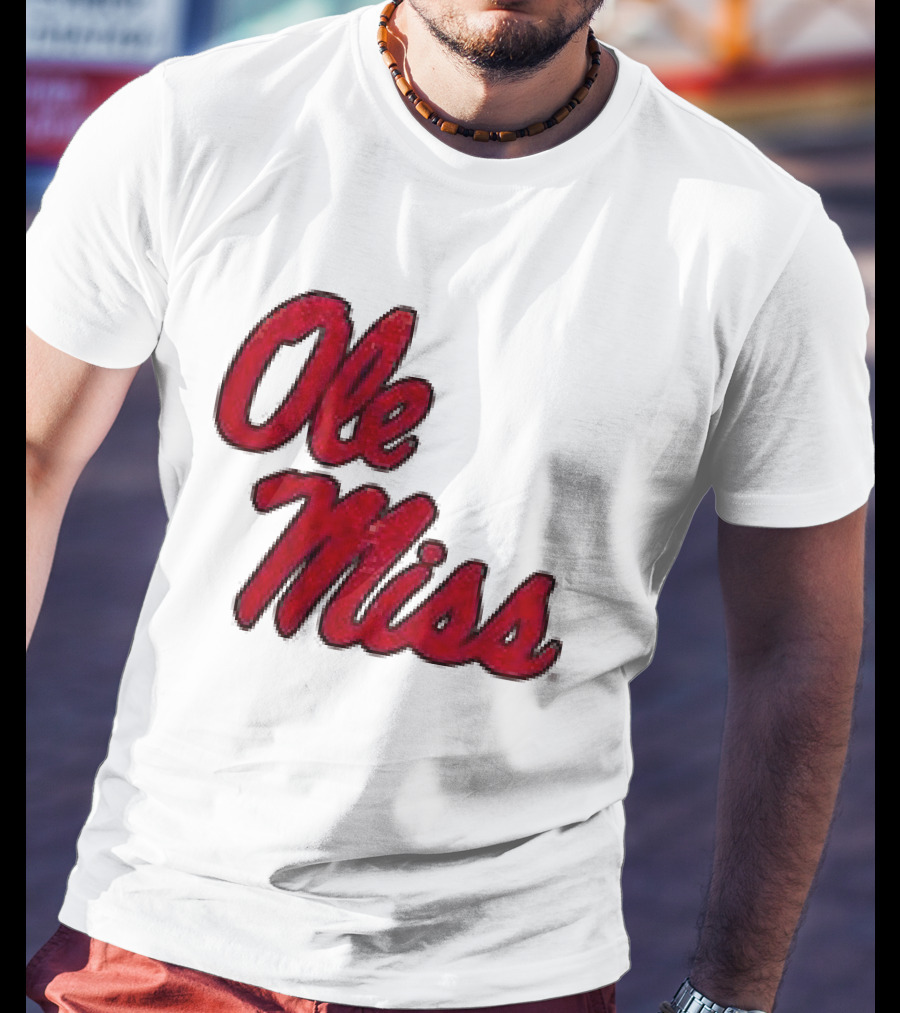 Grateful Dead Ole Miss Rebels Bears Collaboration 2 T-Shirt