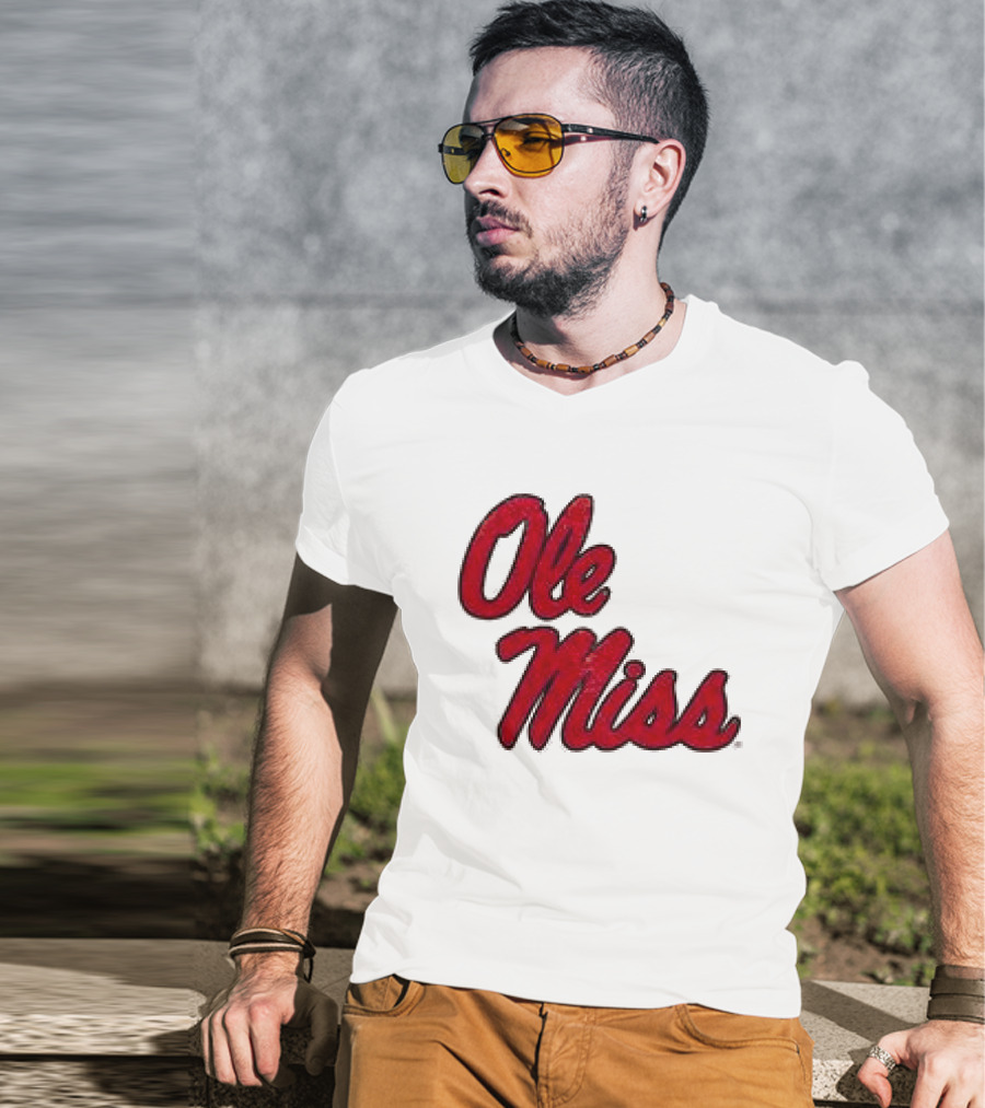 Grateful Dead Ole Miss Rebels Bears Collaboration 2 T-Shirt