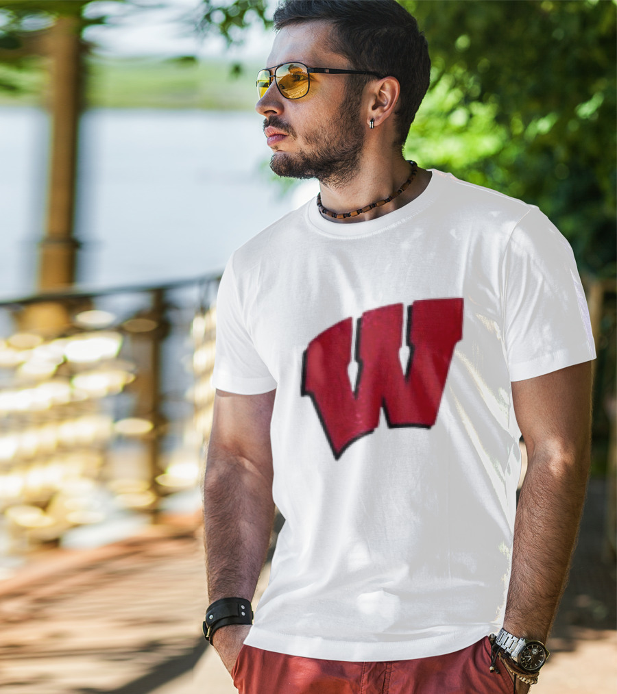 Grateful Dead Bears Wisconsin Badgers Collaboration T-Shirt