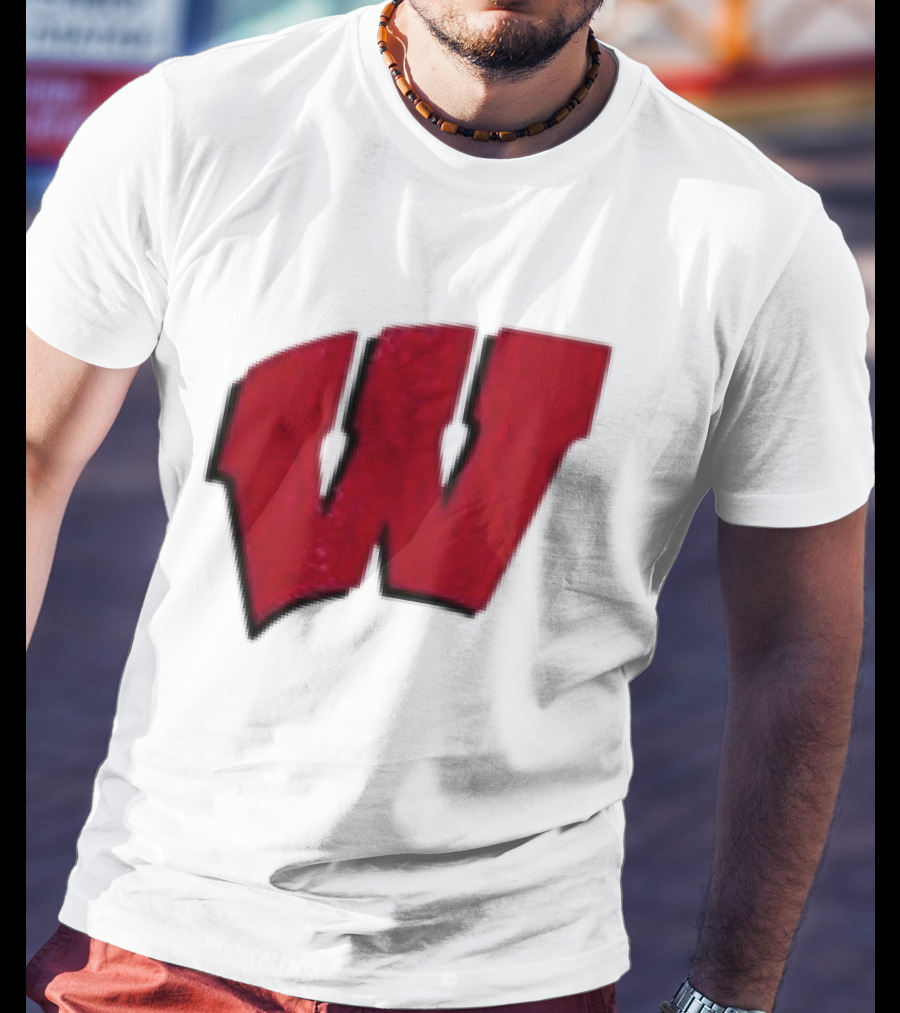 Grateful Dead Bears Wisconsin Badgers Collaboration T-Shirt