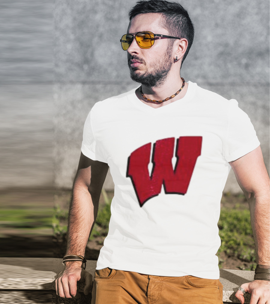 Grateful Dead Bears Wisconsin Badgers Collaboration T-Shirt