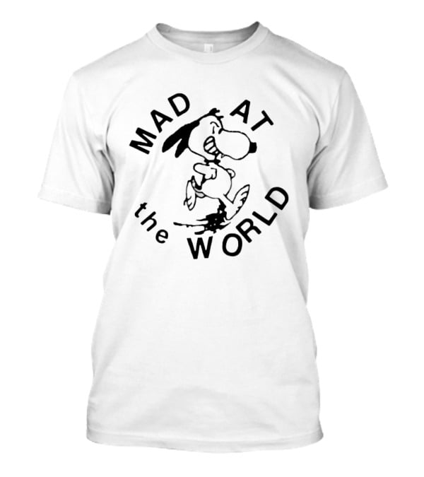 Snoopy Mad At The World Peanuts T-Shirt