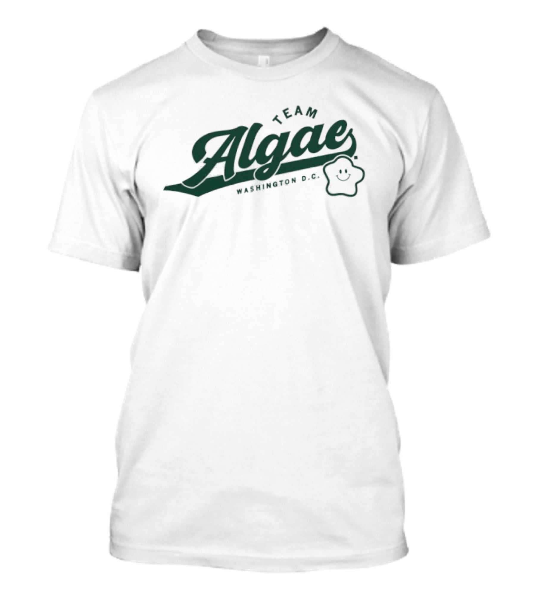 Team Algae Washington D.C. Smiley Face T-Shirt