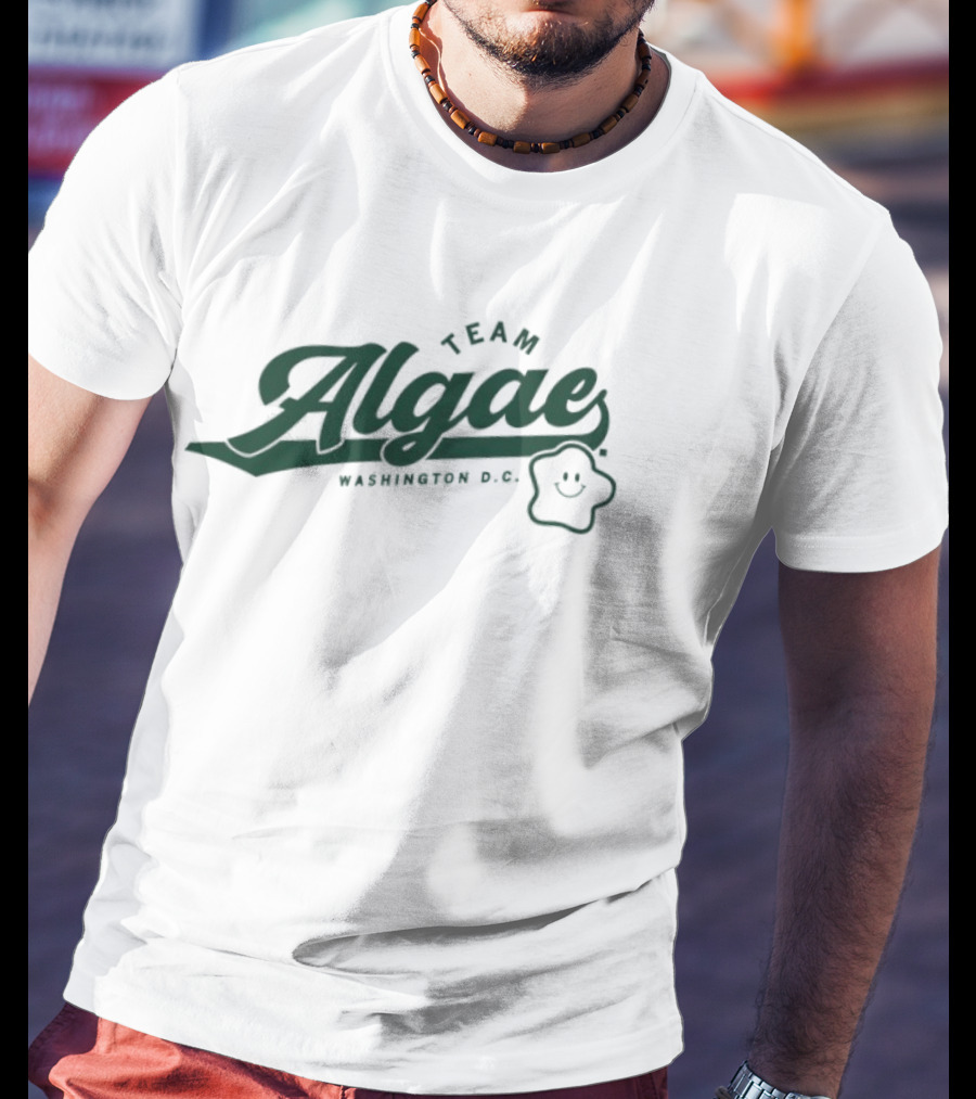 Team Algae Washington D.C. Smiley Face T-Shirt