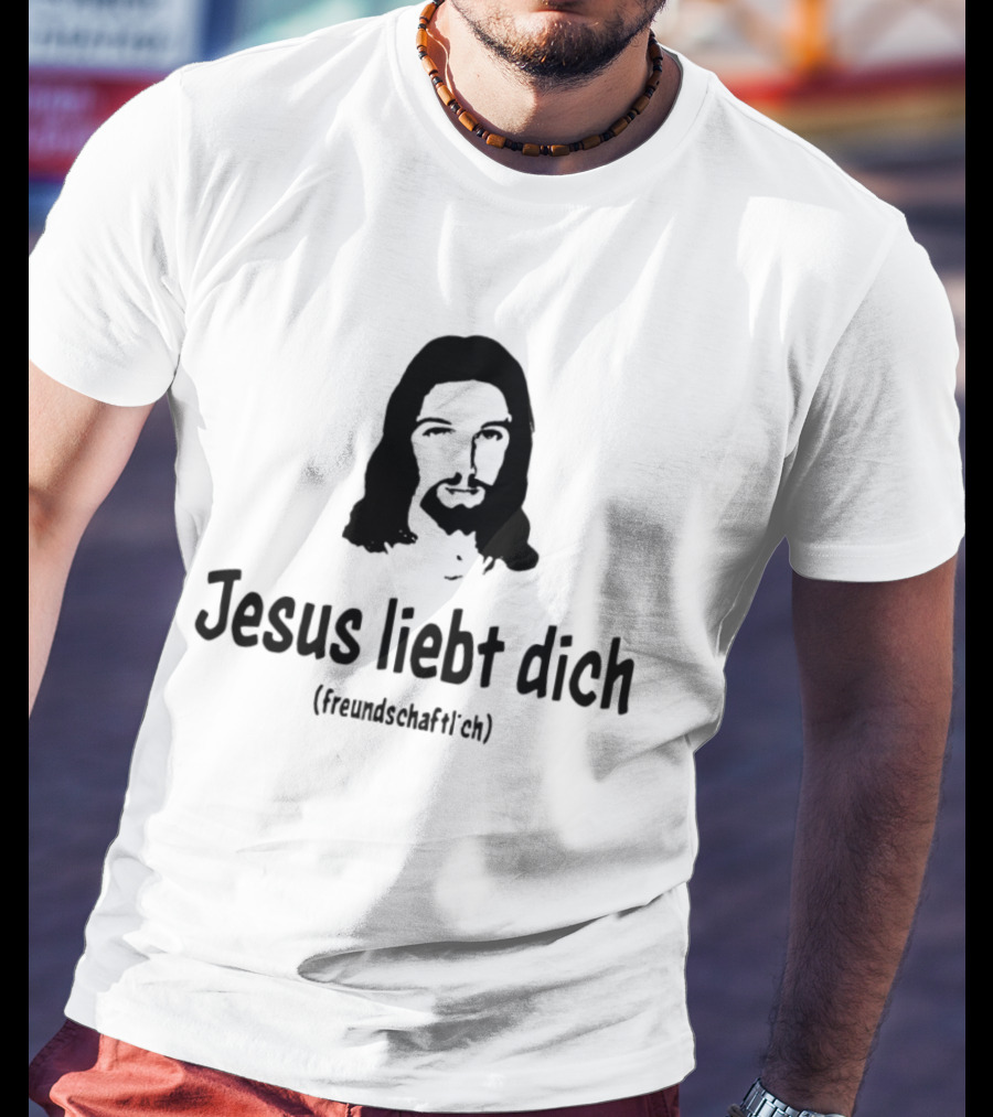 Jesus Liebt Dich Freundschaftlich T-Shirt
